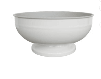 Better Homes & Gardens 2-Tone Footed Bowl - Grey