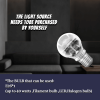 1-Light Matte Antique Bronze Chandelier