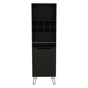 H Bar Cabinet Silhill, Living Room, Black