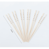 (6 pack) 100% Bamboo Chopsticks, Long-10.43in, 12 Pairs, Red and Natural Bamboo Color