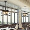 4-Light Farmhouse Chandeliers For Dining Room Black(No Bulbs)NEW SKU:W1340P206636