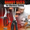 Heavy Duty Poultry Shears Stainless Steel Meat Scissors Heavy Duty Ergonomic Kitchen Shears for Food Vegetables Seafood Bones High Wear Resistance & T