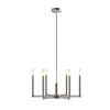 6-Light Contemporary Candelabra Styled Chandelier