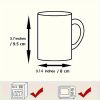 Fishing Is My Relax" Humorous 11oz Ceramic Coffee Mug - Perfect Gift for Men, Ideal for Office, Christmas & Party