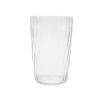 (6 pack) 20-Ounce Acrylic Tall Embossed Swirl Tumbler, Clear