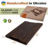 Wooden Steak Board Solid Oak Serving Barbecue Platter Natural Thick Cutting Plate Durable Quality