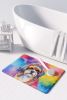 Shih Tzu Hippie Dawg Memory Foam Kitchen Mat Machine Washable Anti-Fatigue Mat Cushion Comfort Bath Mat or Kitchen Rug