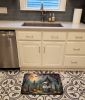Shih Tzu Spooky Halloween Memory Foam Kitchen Mat Machine Washable Anti-Fatigue Mat Cushion Comfort Bath Mat or Kitchen Rug