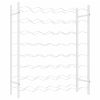 Wine Rack for 48 Bottles White Metal