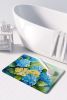 Hydrangeas in Watercolor Memory Foam Kitchen Mat Machine Washable Anti-Fatigue Mat Cushion Comfort Bath Mat or Kitchen Rug