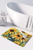 Maryland Black-Eyed Susans in Watercolor Memory Foam Kitchen Mat Machine Washable Anti-Fatigue Mat Cushion Comfort Bath Mat or Kitchen Rug