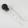 (4 pack) Plastic 10.8" Meat Baster with Cleaning Brush Features Dual Measurement Marks 1 ounce Volume