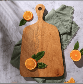 Handmade Wooden Serving Board Cutting Board  Platter-16X9.5X0.7