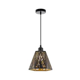 Adjustable Metal Hanging Lamp Cage For Kitchen(USPS Shiping) (Color: As pic show, Type: Style A)
