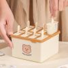 1pc Ice Cream Mold Household Food Grade Ice Cream Popsicle Mold Homemade Ice Cube Ice Tray Ice Cream Box
