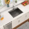 Kitchen Sink Drop-in Topmount Single Bowl Gunmetal Black Stainless Steel Sink